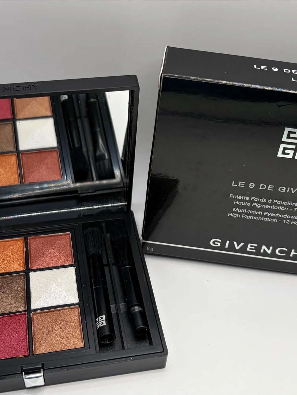Givenchy Le 9.05 Eyeshadow Palette — Warm Gold, Copper, Bronze & Red Shades